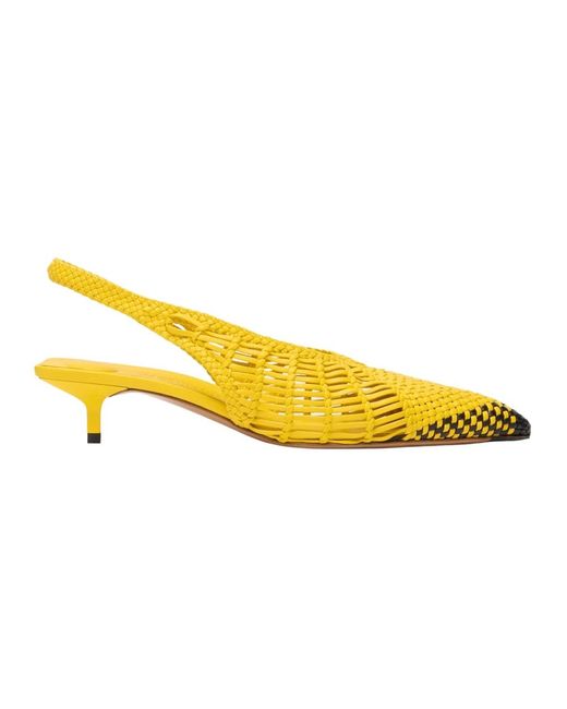 Jacquemus Yellow Pumps