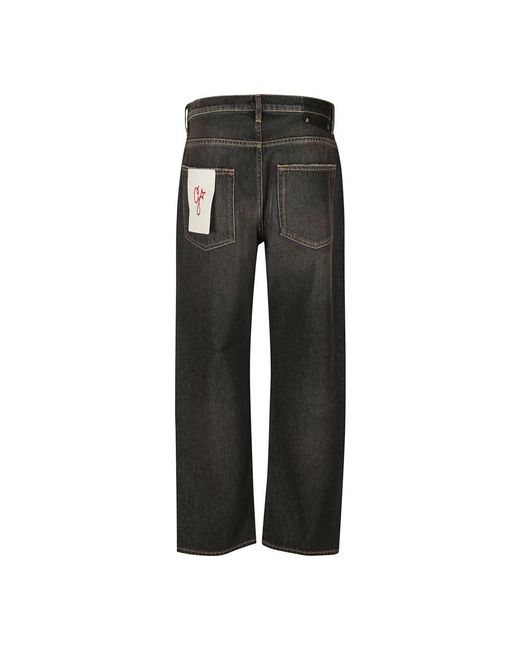 Golden Goose Deluxe Brand Gray Cropped Jeans for men