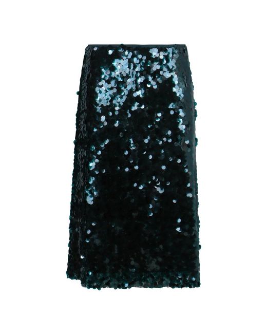 Vince Black Midi Skirts