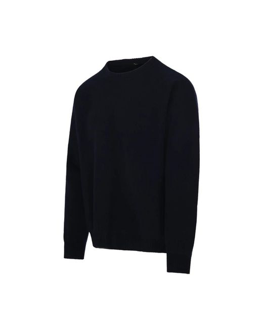 Roberto Collina Round-Neck Knitwear in het Blue voor heren