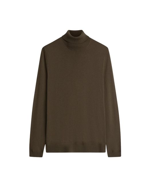 Cinque Truien & Vesten ,Groen ,Cinick Rollneck Fijngebreide Trui in het Green voor heren
