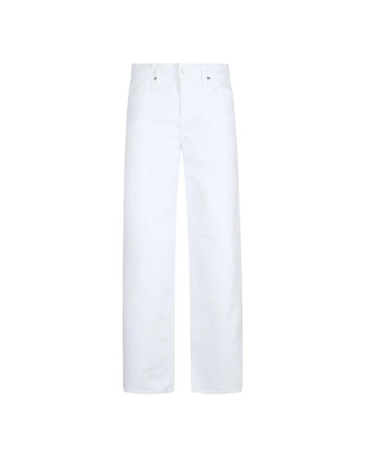 PAIGE White Straight Jeans