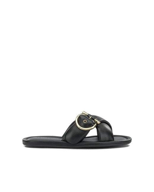 Sliders Ferragamo en coloris Black