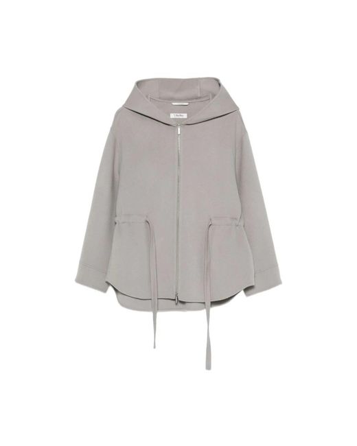 Max Mara Gray Light Jackets