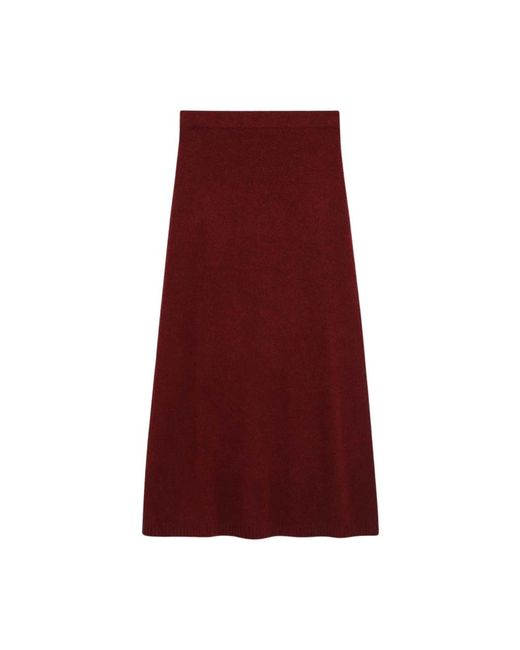 Max Mara Midi Skirts in het Red