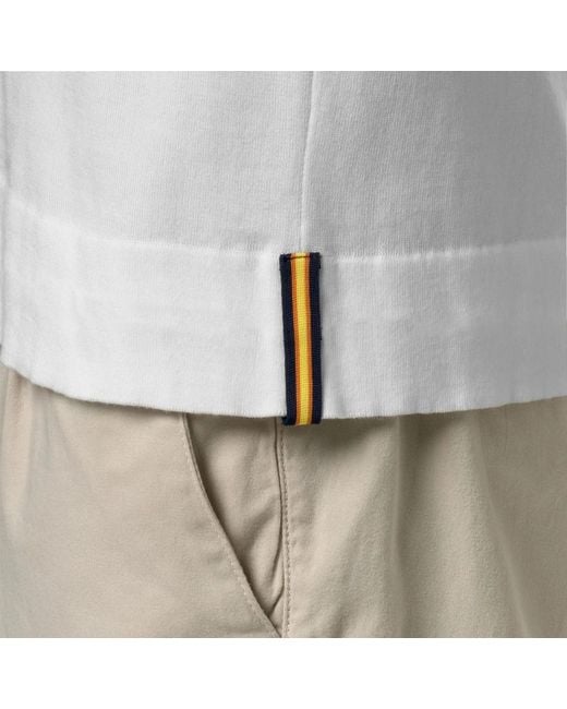 K-Way White Polo Shirts for men