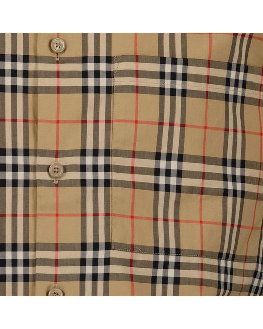 Burberry Vintage kariertes hemd in Natural für Herren