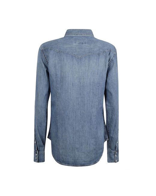 Blouses & shirts > denim shirts Ralph Lauren en coloris Blue