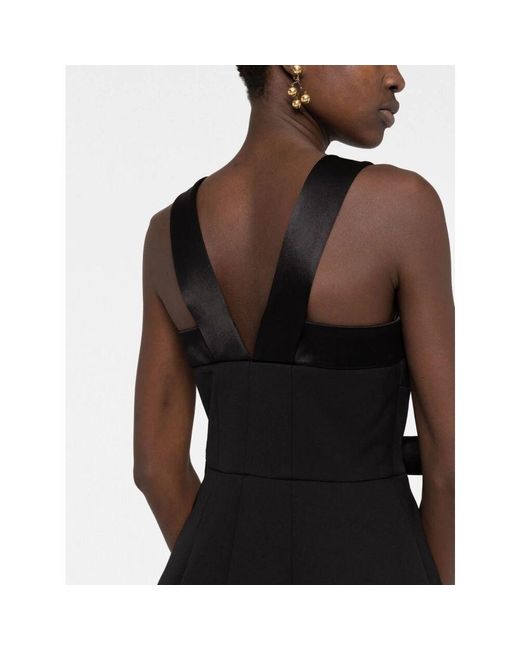 Jil Sander Black Kurzes tageskleid