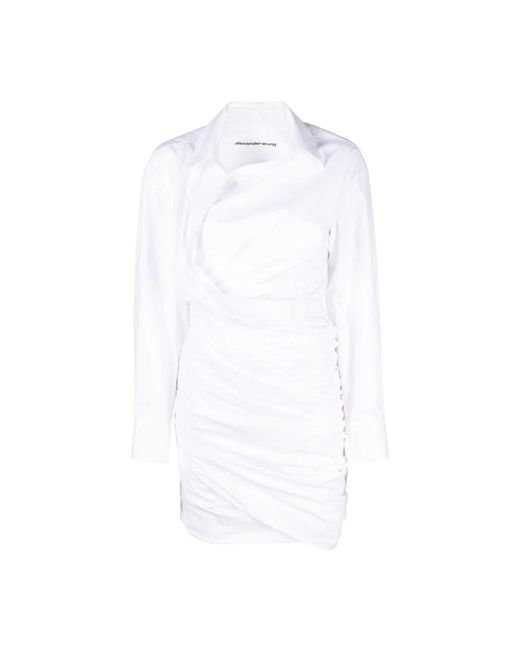 Alexander Wang White Short Dresses
