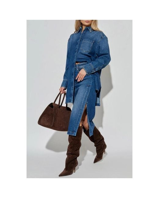 Sportmax Blue Denim Shirts