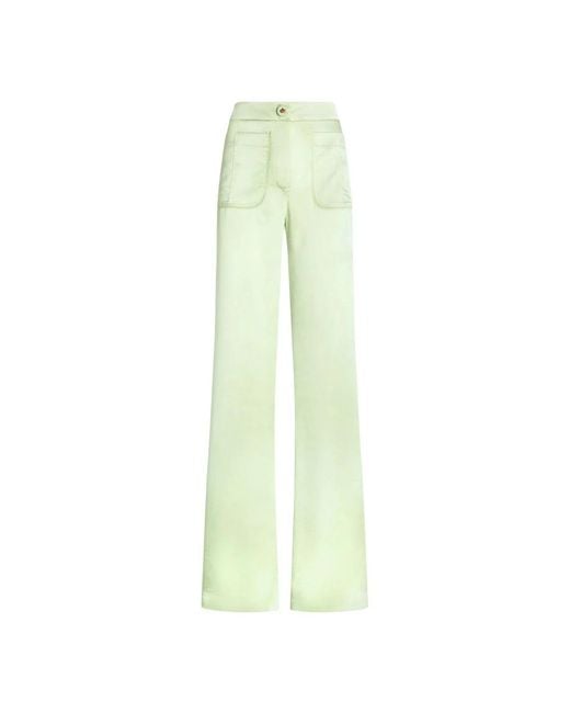 Genny Green Wide Trousers