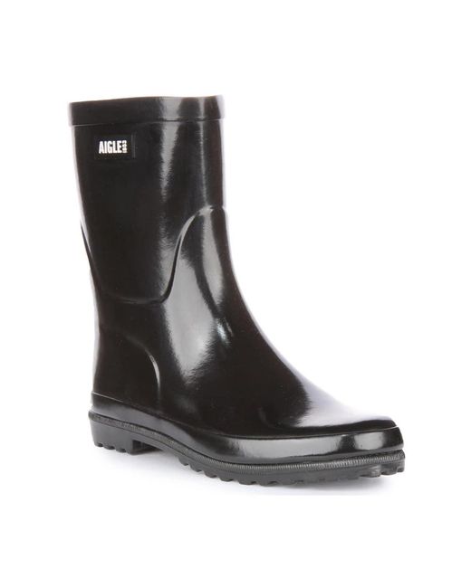Aigle Black Wellies