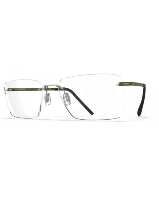 Blackfin Accessoires ,Groen ,Aero Loop Optical Frame in het Metallic