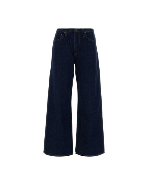 Agolde Blue Wide Jeans