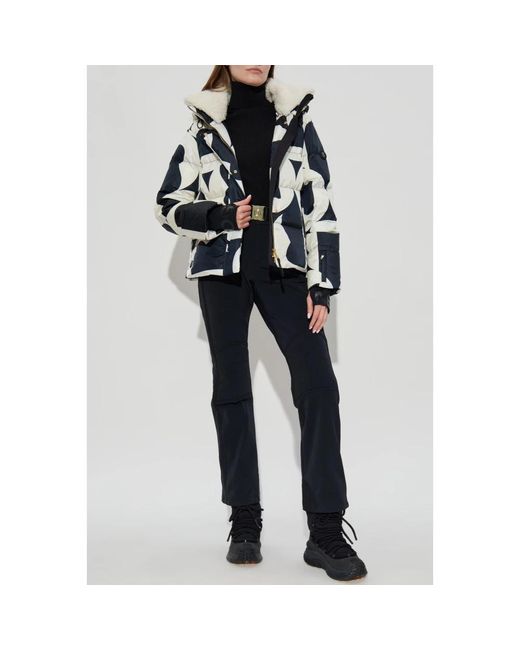 Bogner Fitness ,Wit ,Polyester Maja Down Ski Jacket in het Blue