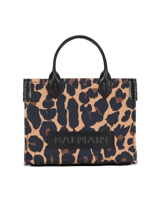 Balmain Blue Tote Bags