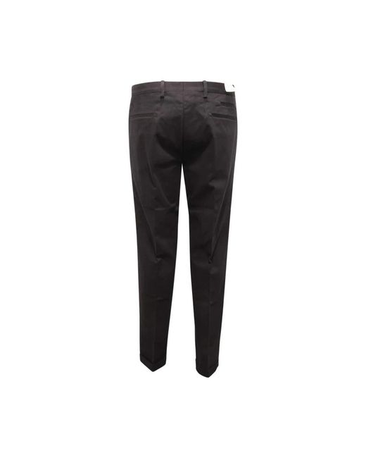 BRIGLIA Black Suit Trousers for men
