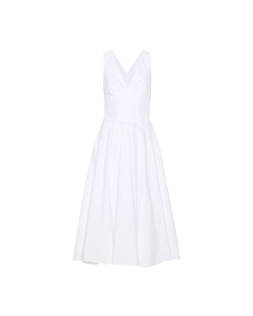 Alaïa White Midi Dresses