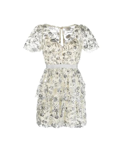 Short Dresses Self-Portrait en coloris White