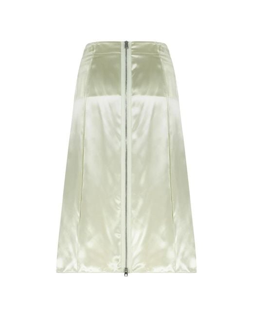 Bottega Veneta Green Midi Skirts