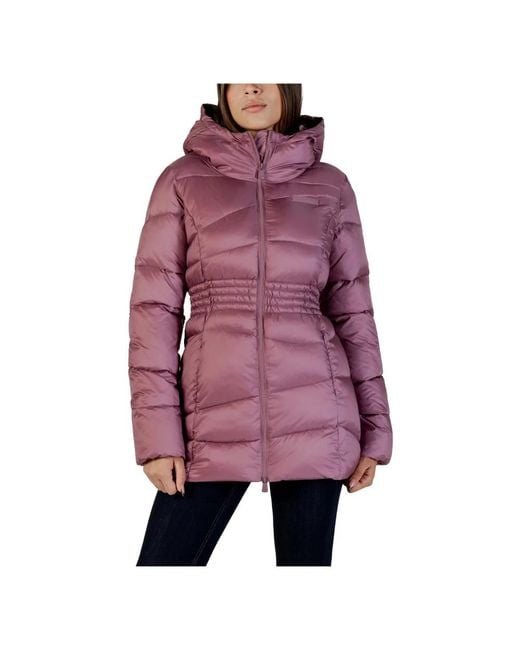 EA7 Red Winter Jackets
