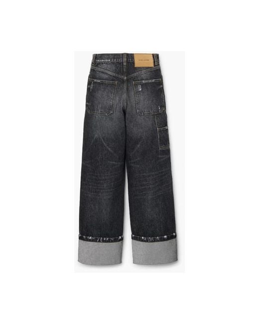 Marc Jacobs Gray Wide Jeans