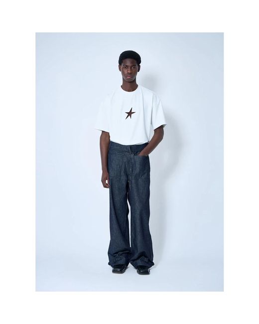 Mugler T-Shirts in het White voor heren