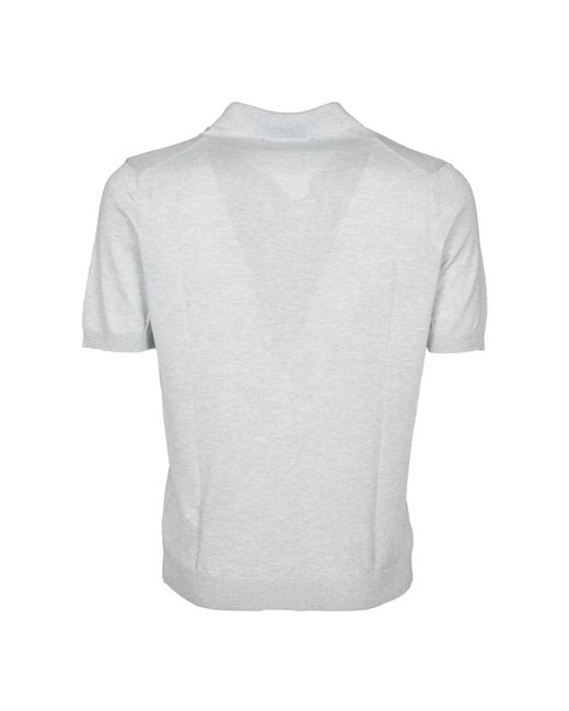 Tagliatore Gray Polo Shirts for men
