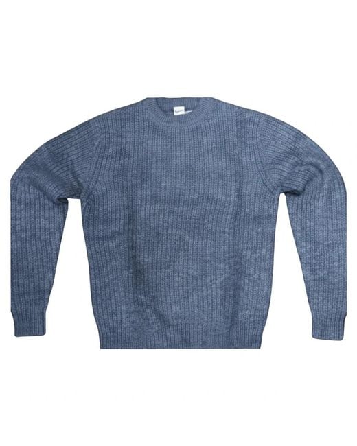 Aspesi Blue Round-Neck Knitwear for men