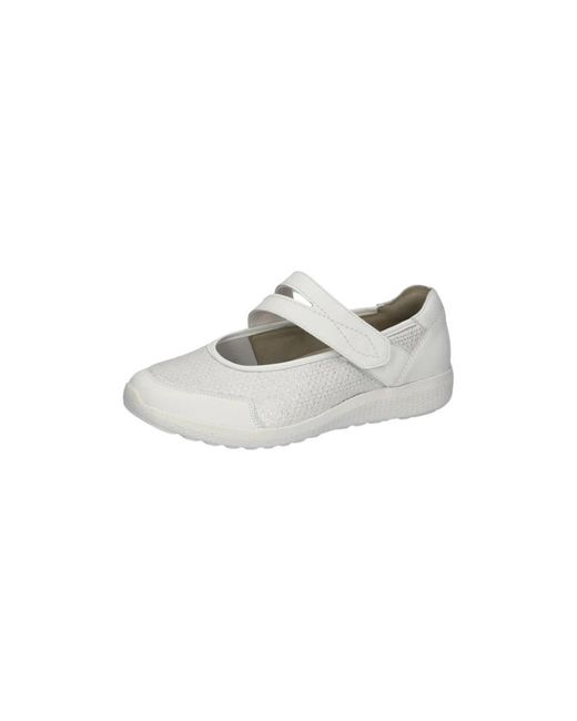 Waldläufer Gray Velcro Instep Sneaker
