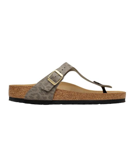 Birkenstock Brown Flip Flops