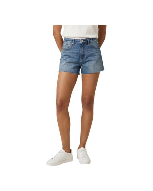 Replay Straight Shorts in het Blue