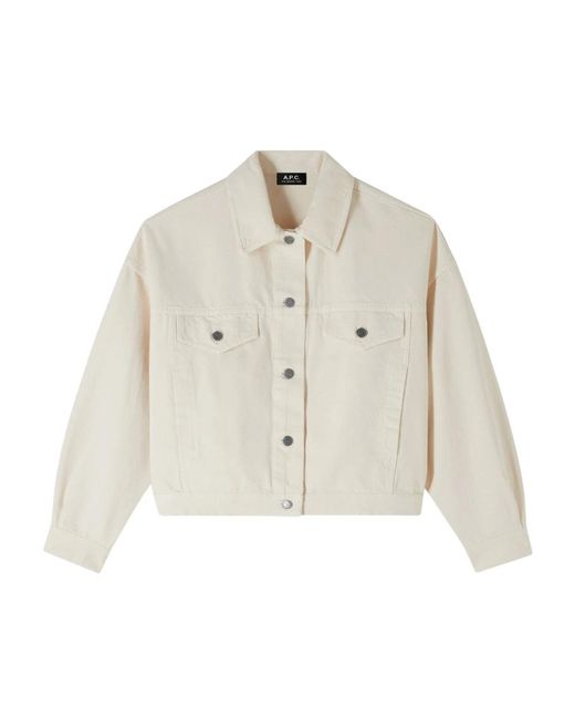 A.P.C. Natural Denim Jackets