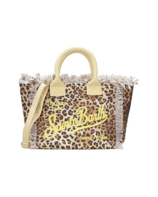 Mc2 Saint Barth Metallic Colette Strandtasche Mit Fransen