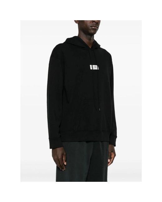 MM6 by Maison Margiela Black Hoodies for men
