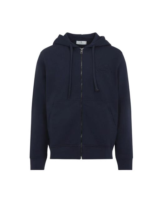 Zip-Throughs di Etro in Blue da Uomo