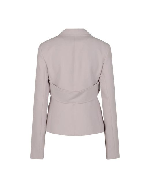 Courreges Gray Blazers