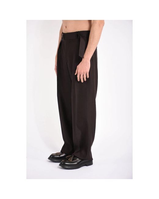 Tagliatore Black Suit Trousers for men