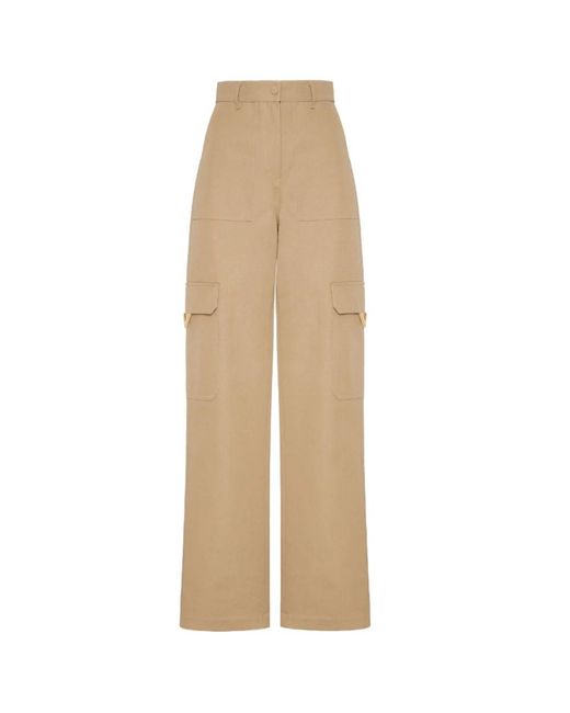 Valentino Natural Wide Trousers