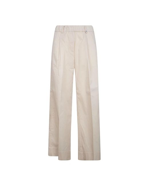 Myths White Wide Trousers