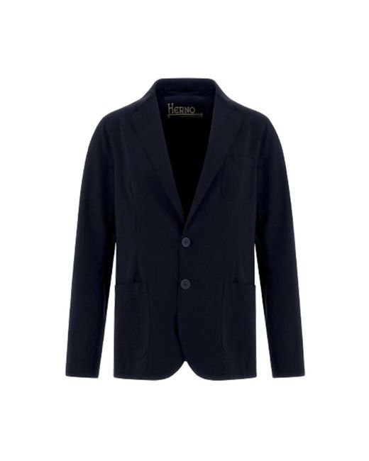 Herno Blue Blazers for men