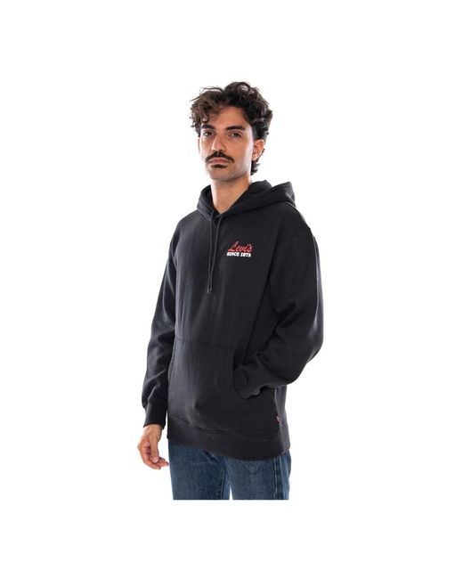 Levi's Hoodies in het Black voor heren