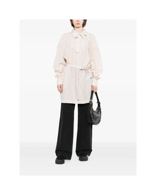 Maison Mihara Yasuhiro Natural Shirt Dresses