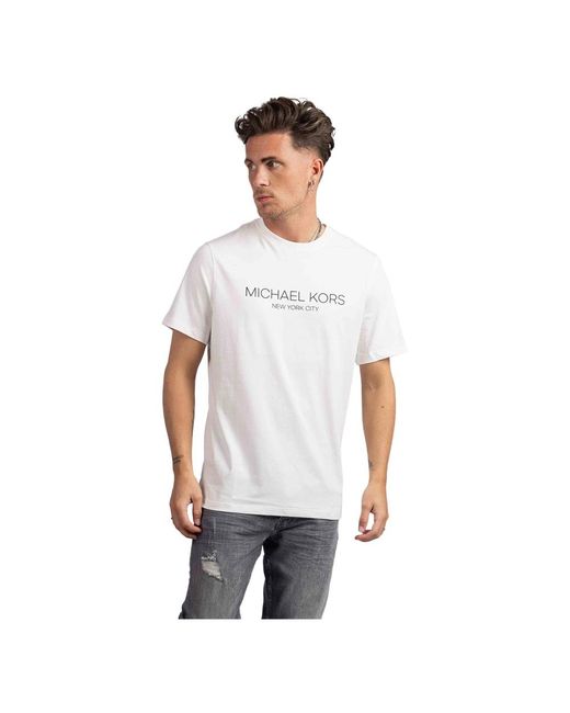 Moderna magliette bianca uomo di Michael Kors in White da Uomo