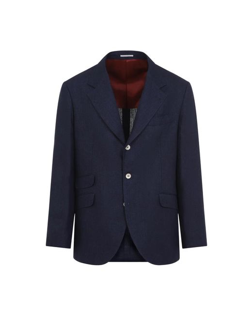 Blazers Brunello Cucinelli de hombre de color Blue