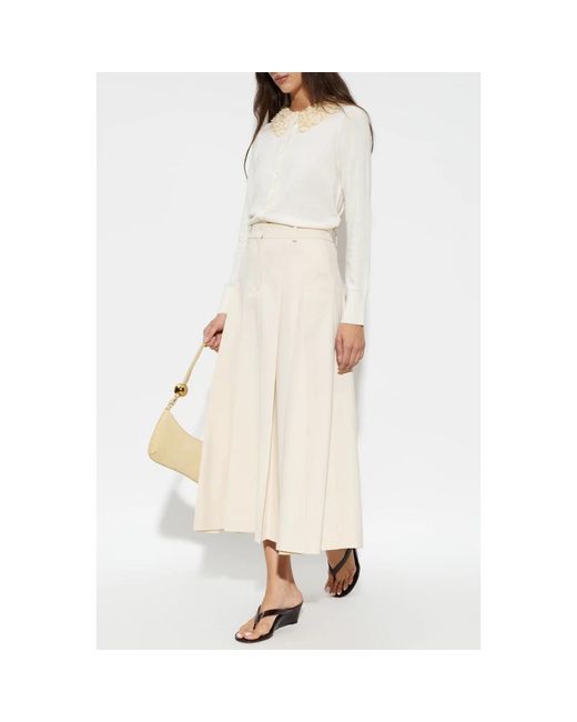 Ulla Johnson Wool Cardigan Anna in het White