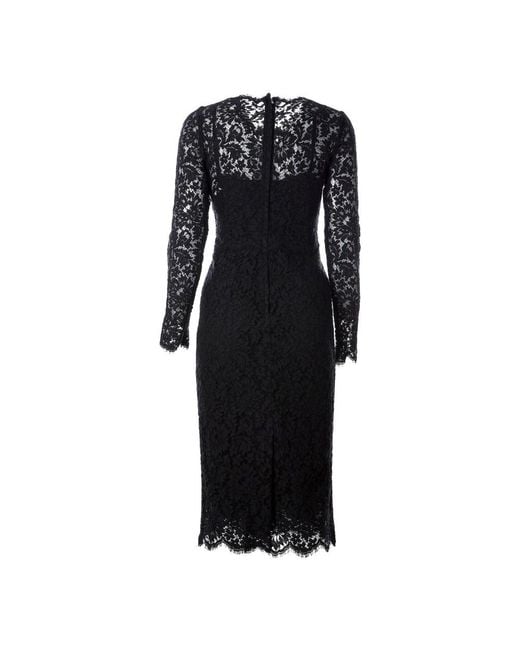 Dolce & Gabbana Black Midi Dresses