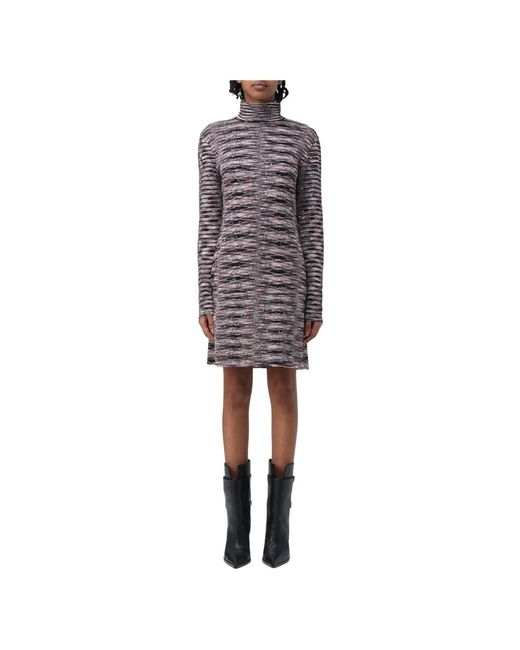 Missoni Knitted Dresses in het Gray