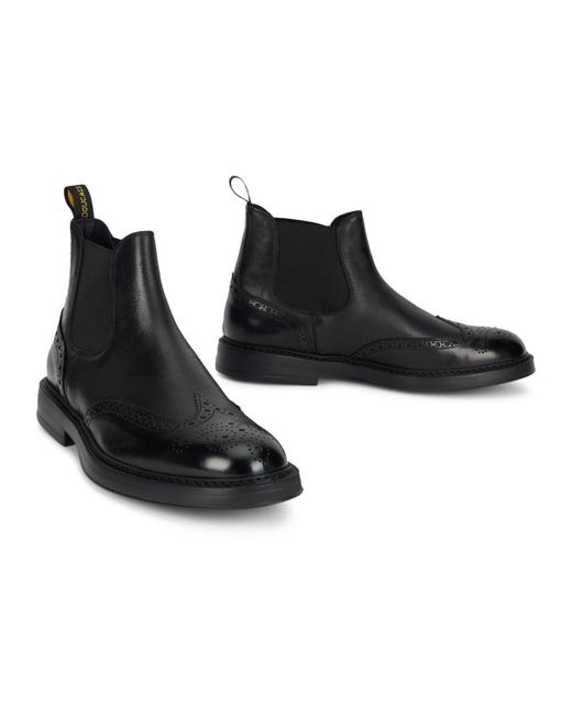 Doucal's Black Chelsea Boots for men